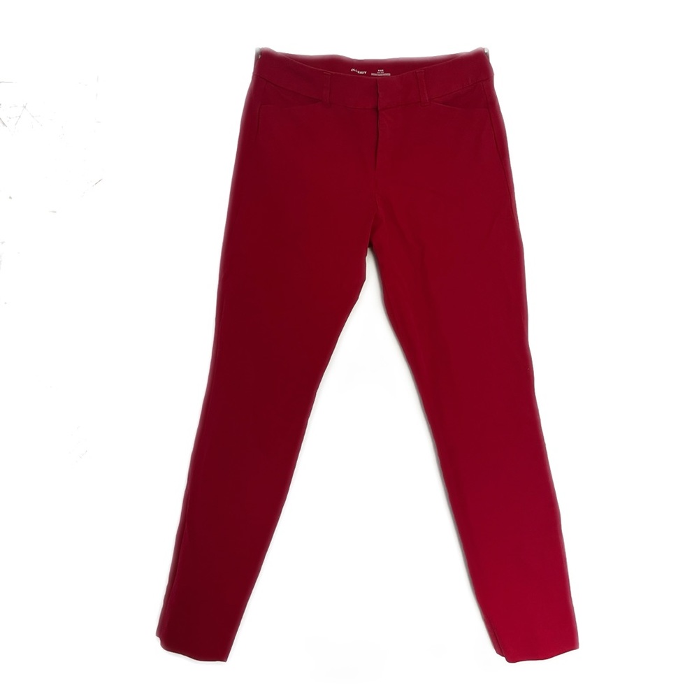 Old Navy Red Pixie Mid Rise Pants